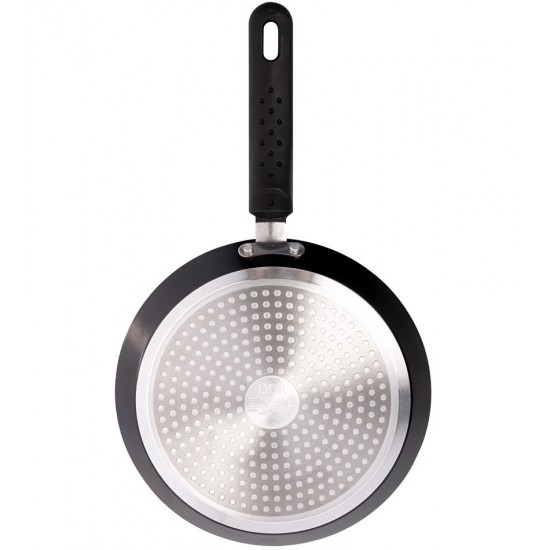 Tapioqueira 22cm De Indução Em Alumínio Com Revestimento Cerâmico Chef Pro Vermelha